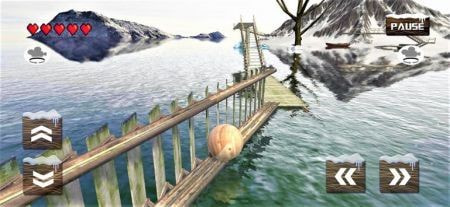 球平衡3D极限雪地(Ball Balancer Game 3D Extreme Snow mode)截图3