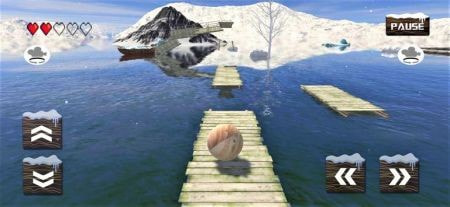 球平衡3D极限雪地(Ball Balancer Game 3D Extreme Snow mode)截图2