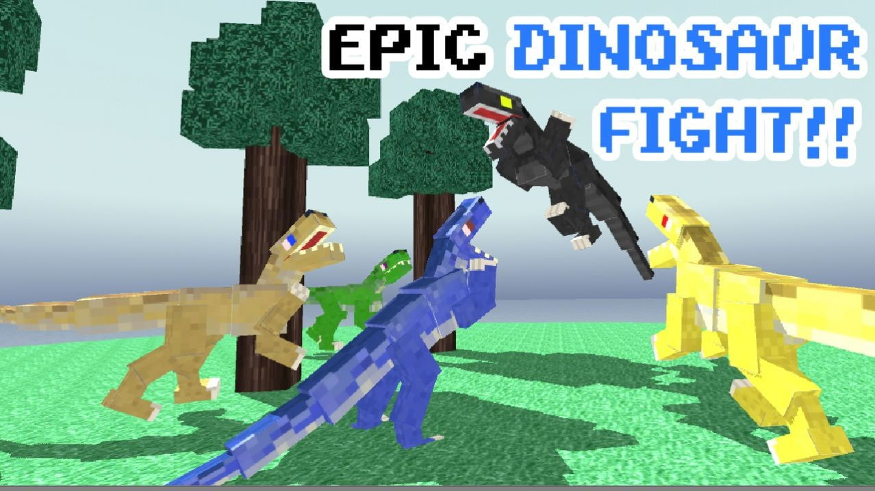 方块侏罗纪生存(Blocky Dino Park: Raptor Attack)截图4