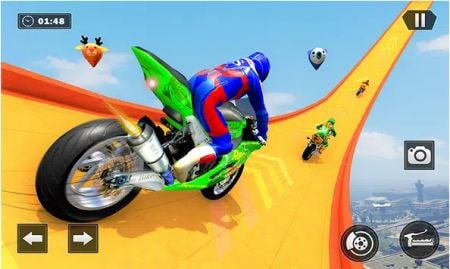 越野车比赛巨型坡道Dirt Bike Race Mega Ramp0