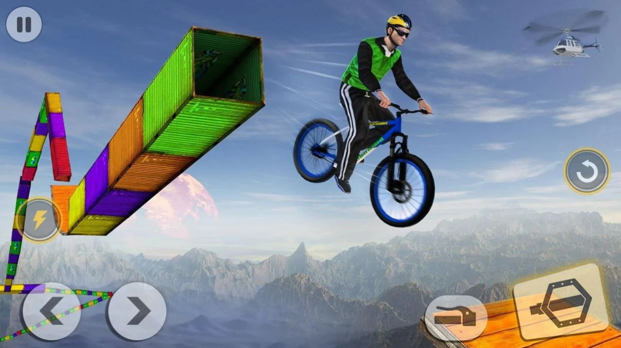 疯狂自行车特技赛3D(Reckless Bike Rider Stunt)截图2