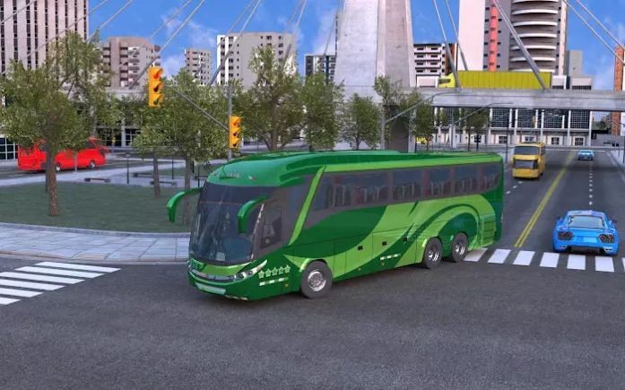 欧洲城市巴士驾驶游戏3D(Euro City Bus Driving Game 3D)截图3