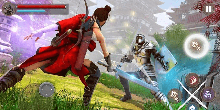 忍者战士武士(Ninja Fighter: Samurai Games)截图2