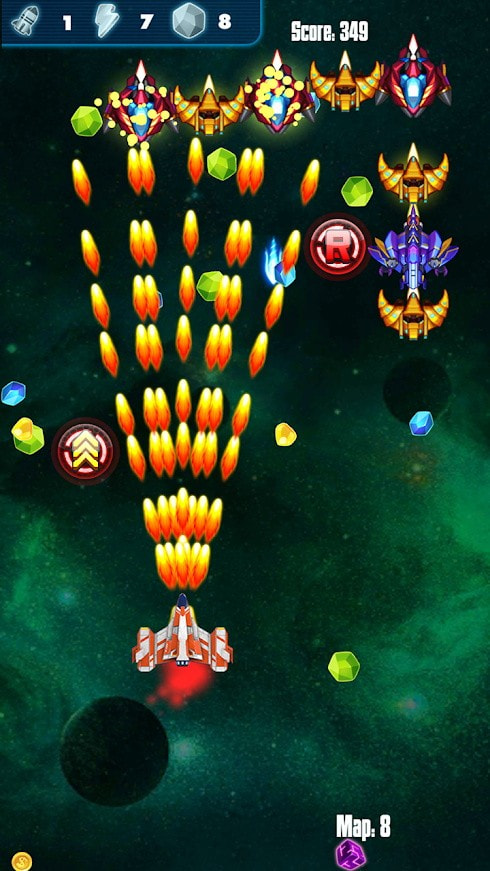 银河雷电战机传奇Galaxy Shooter Shooting Space截图1