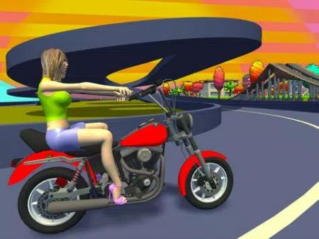 3D摩托车比赛3D Motorcycle Race Game截图1