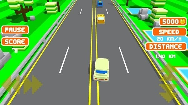 高速公路驾驶模拟器(Blocky Highway)截图3