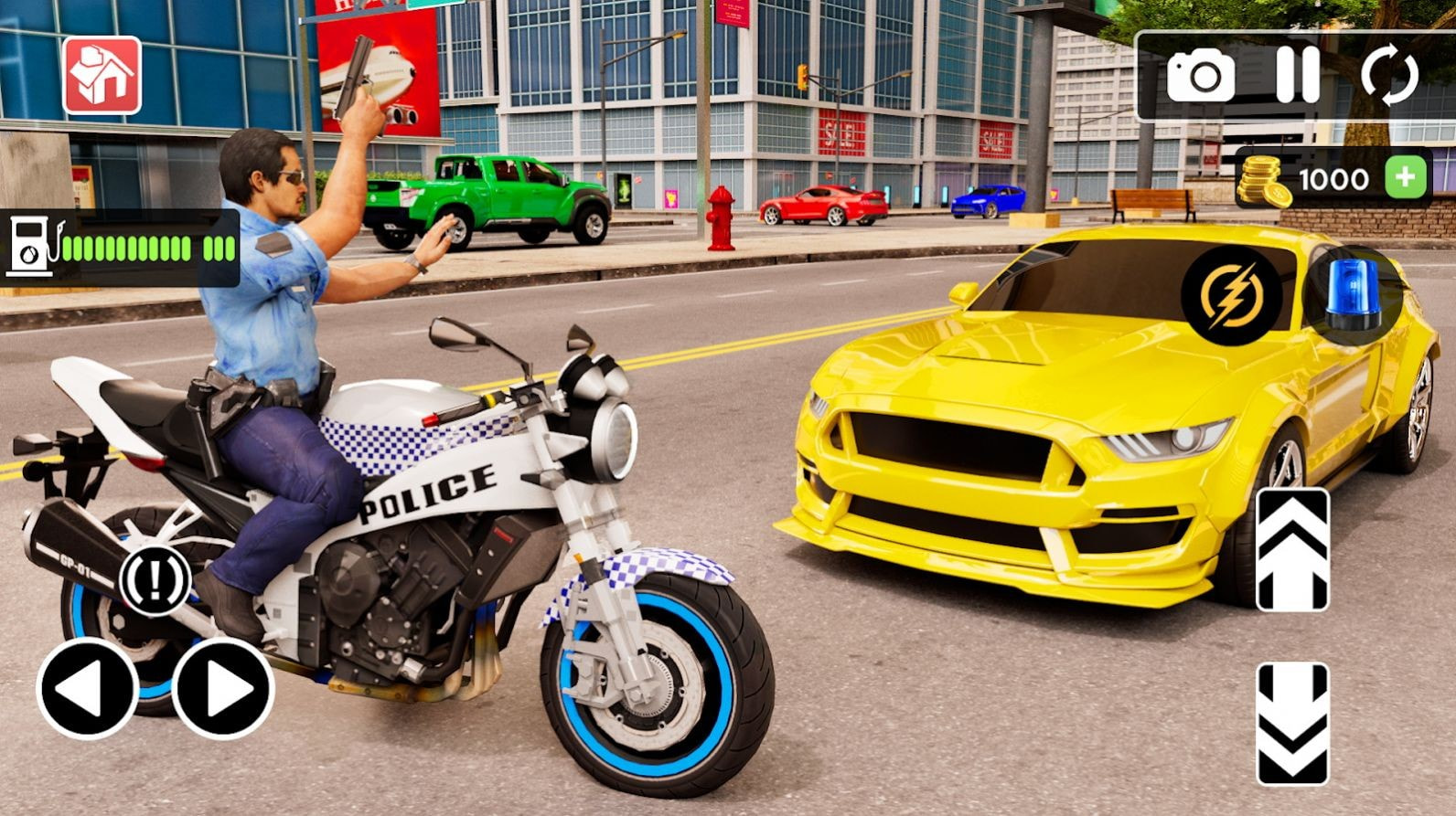 警察驾驶摩托车(Police MotorBike Race Simulator 3D)1