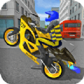 警察驾驶摩托车(Police MotorBike Race Simulator 3D)