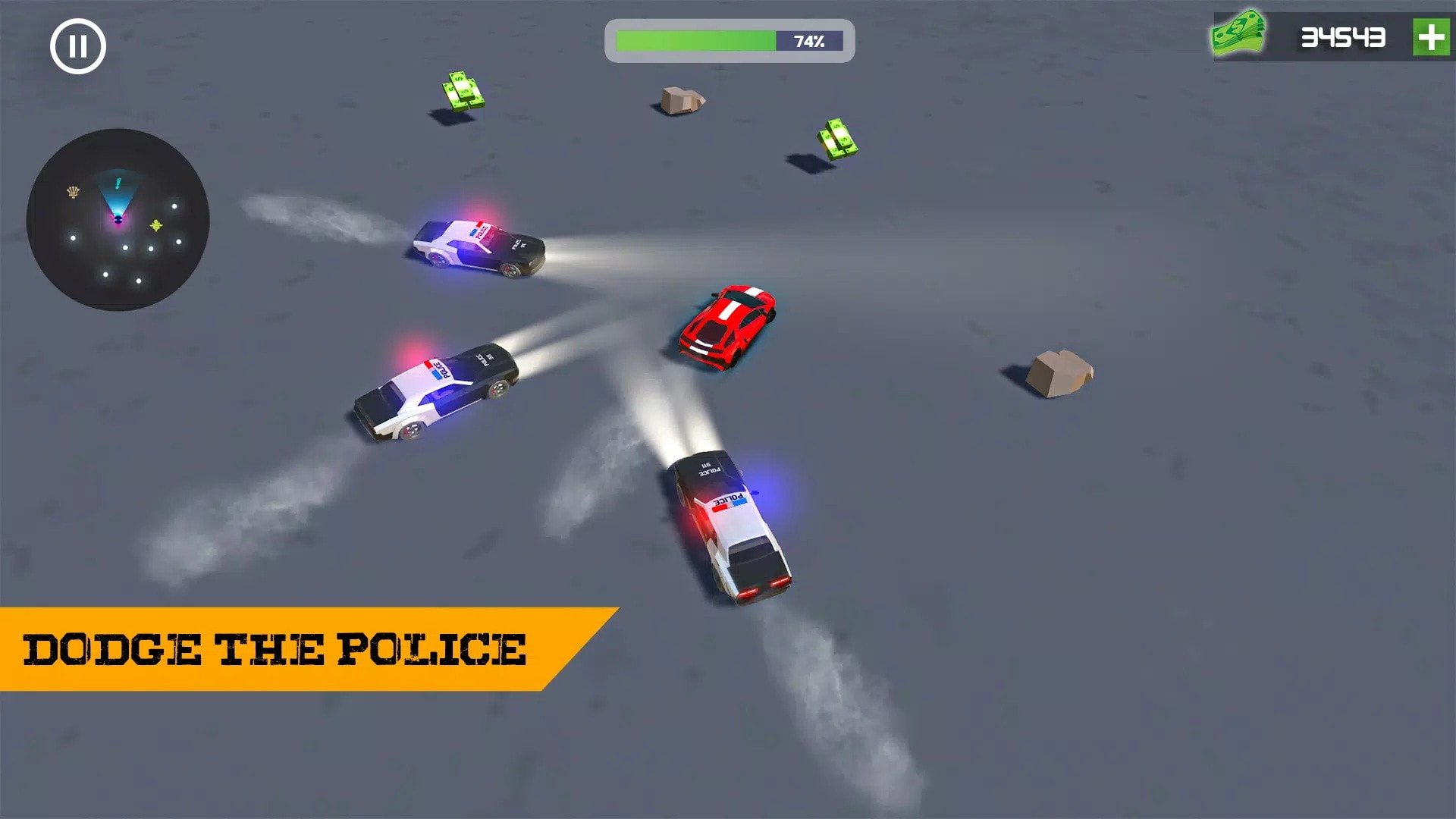 Dodge Police Car escape: Dodging Car Games free0