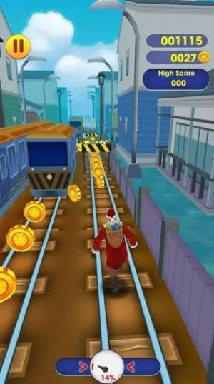 无尽地铁圣诞老人跑酷(Subway Santa Endless 2019)截图1