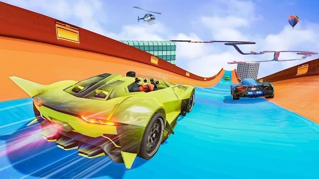 特技汽车竞赛汽车跳跃(Stunt Car Race)截图2