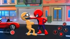 火柴人战士蜘蛛英雄(Spider Stickman Fighter: Superhero)截图1