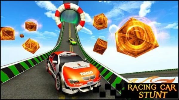 赛车特技高空坡道(Racing Car Stunts : Mega Ramp)截图3