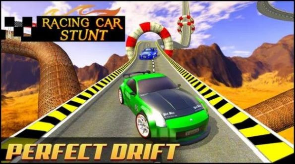 赛车特技高空坡道(Racing Car Stunts : Mega Ramp)截图2