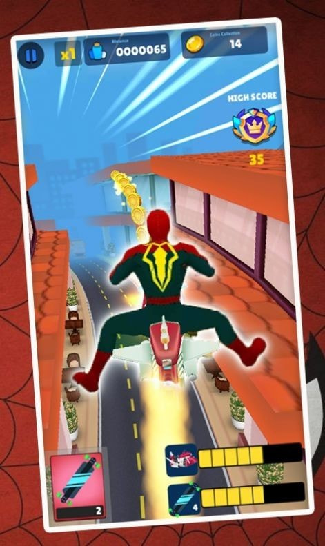 奔跑的超级英雄Run Spider game2