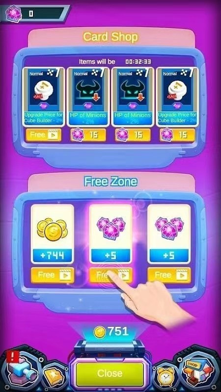 超级塔防(Idle games: Mega cube Tower defense)截图3