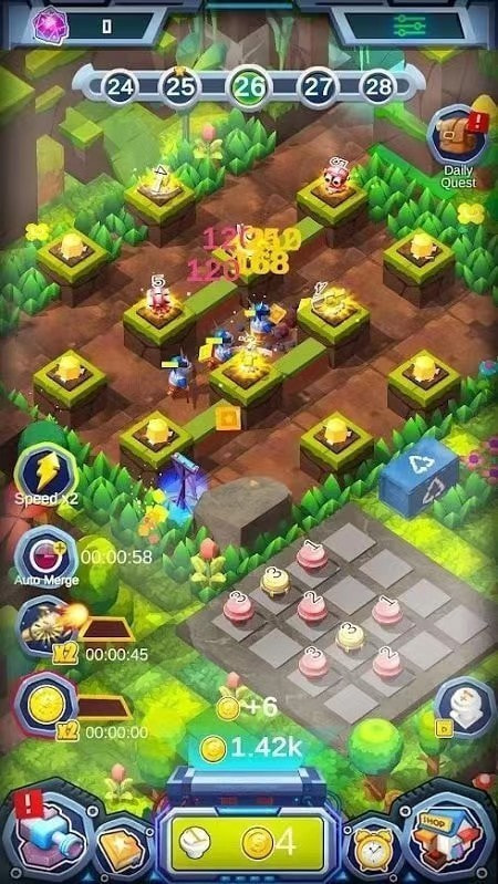 超级塔防(Idle games: Mega cube Tower defense)截图2