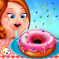 甜甜圈面包店(Donut Bakery Shop Kids Food Maker Games)