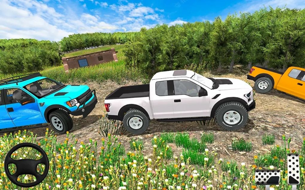 越野皮卡车赛车(Offroad Pickup Truck Racing)截图1