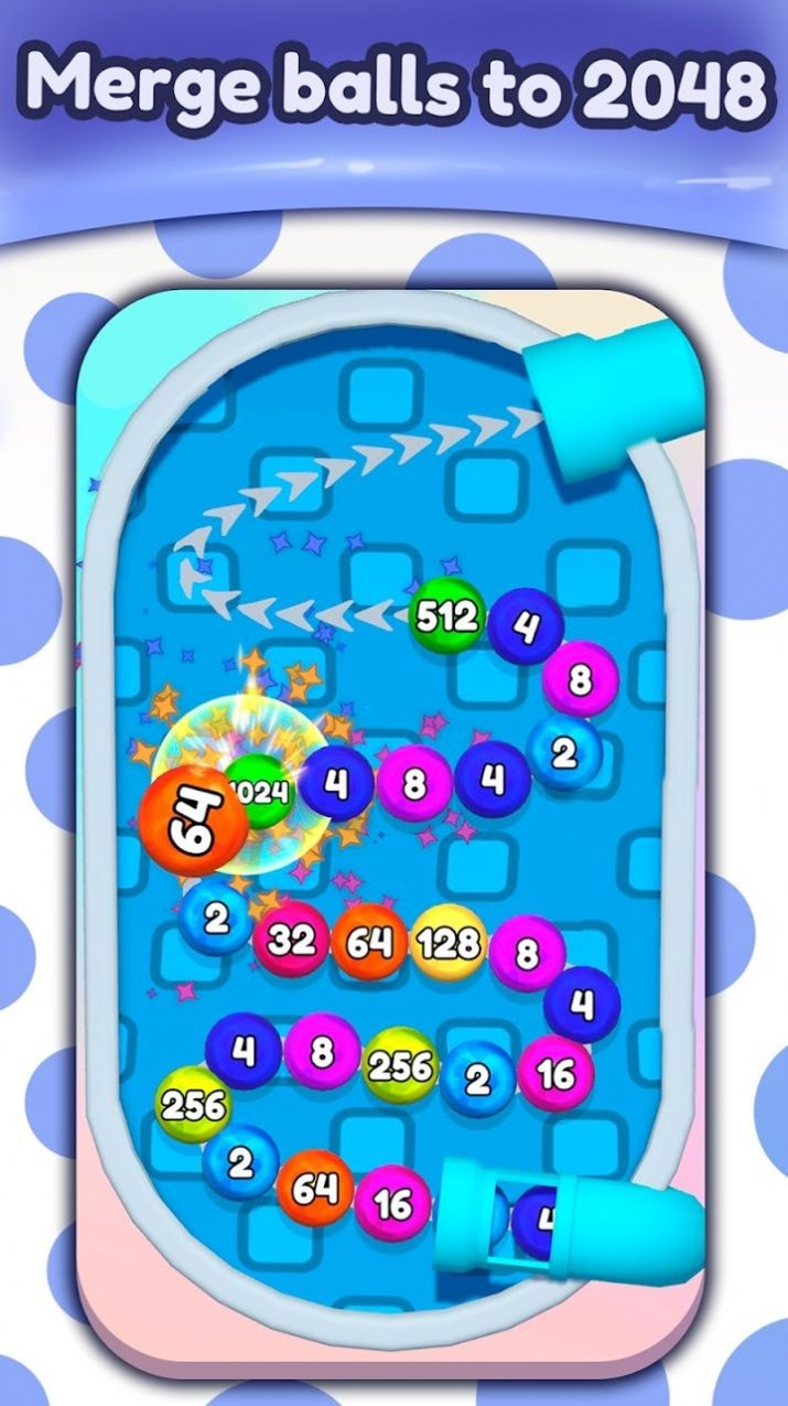 泡泡狂热2048(Bubble Mania 2048)截图1