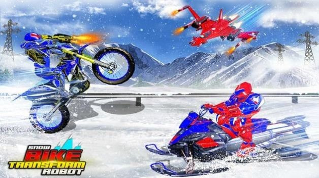 Snow Bike Game截图3