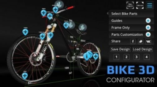 模拟山地自行车3d(Bike 3D Configurator)截图3