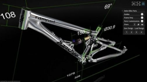 模拟山地自行车3d(Bike 3D Configurator)截图1