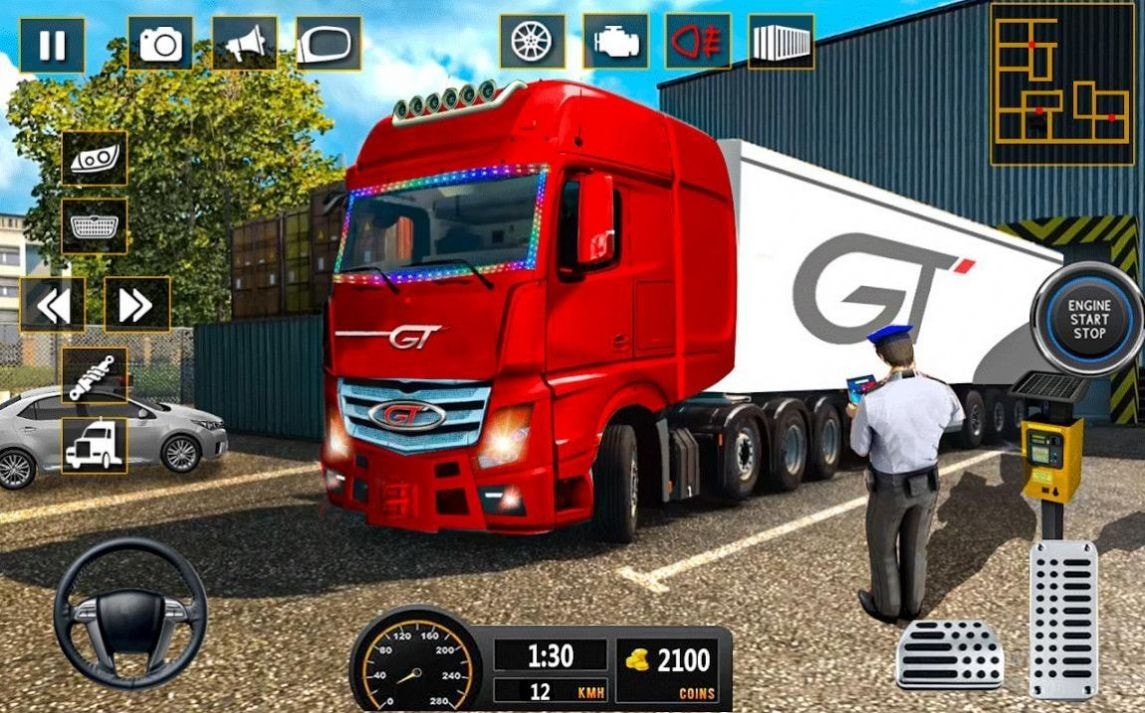 卡车驾驶停车模拟3D(Truck parking game)截图3