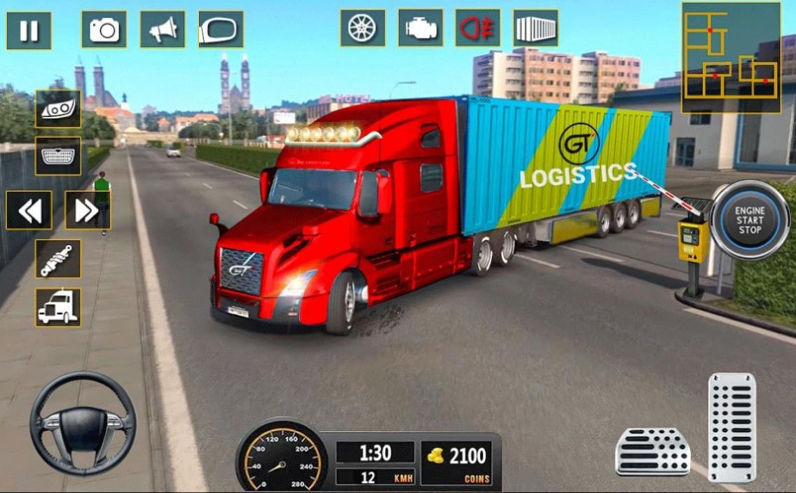 卡车驾驶停车模拟3D(Truck parking game)截图2