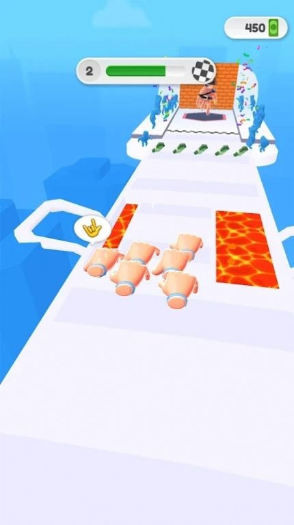 手指冲刺3D(Hands Rush 3D)截图1