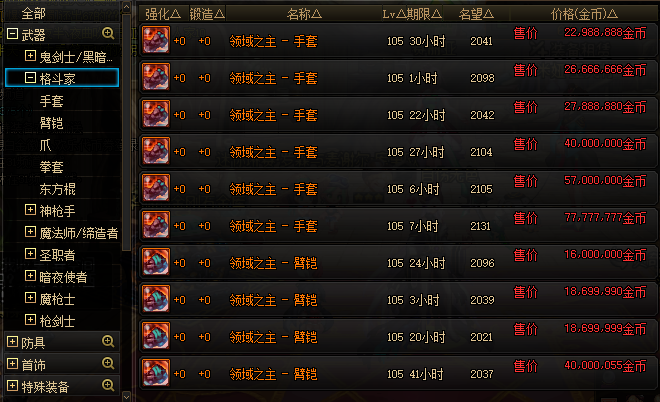 dnf韩服传说属性等级调整