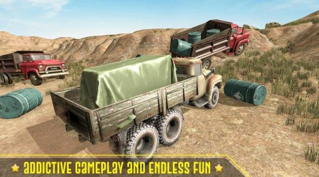 泥泞卡车越野货物(Mud Truck Off Road Cargo Game)截图3