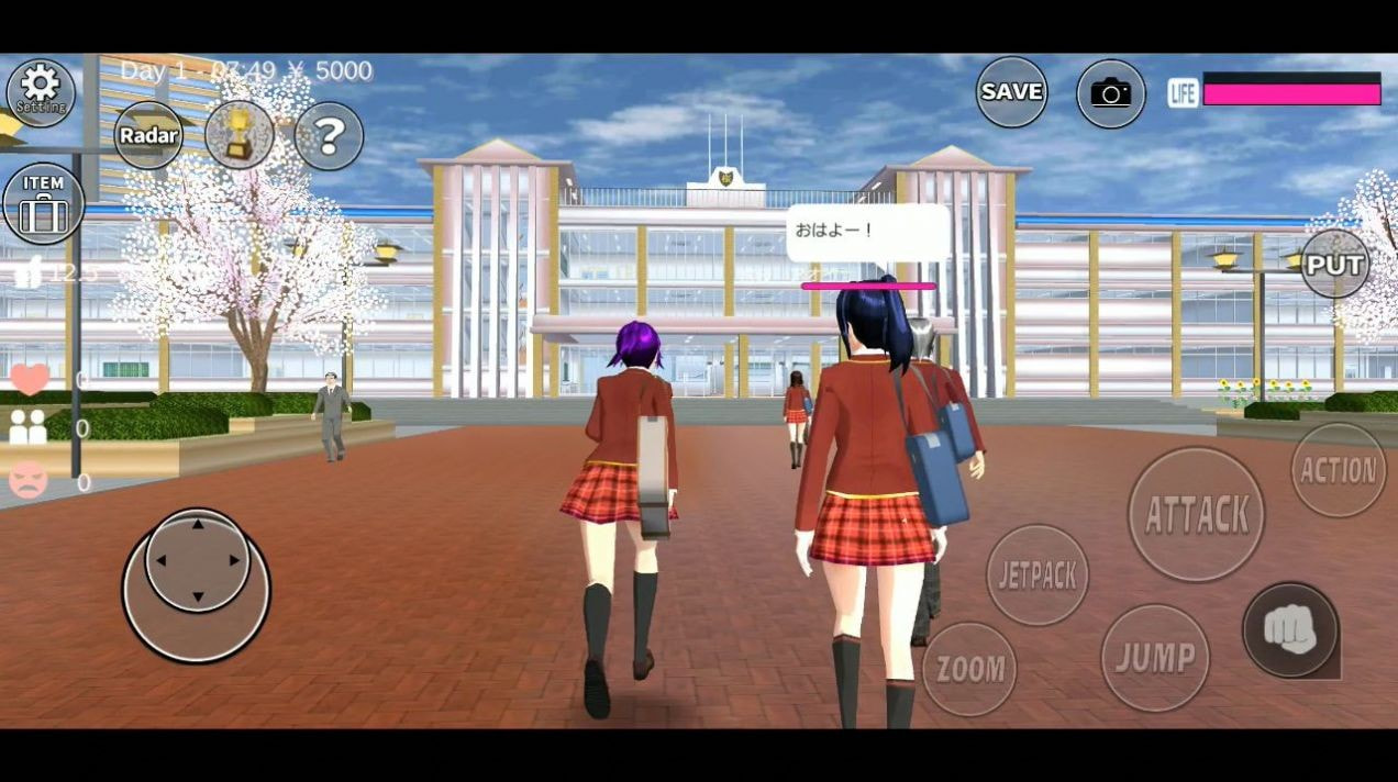 樱花校园大更新5套服装女新衣服(SAKURA SchoolSimulator)2