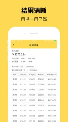 房贷计算器计算截图3