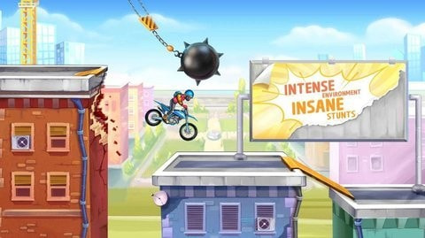 摩托车比赛激烈特技(Bike Race: Bike Stunt Games)截图3