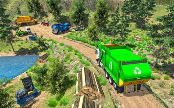 垃圾车司机卡车模拟(Garbage Truck Game 3D)截图3