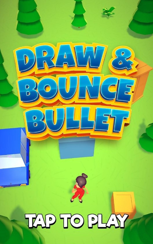 子弹反弹墙Draw and Bounce截图1