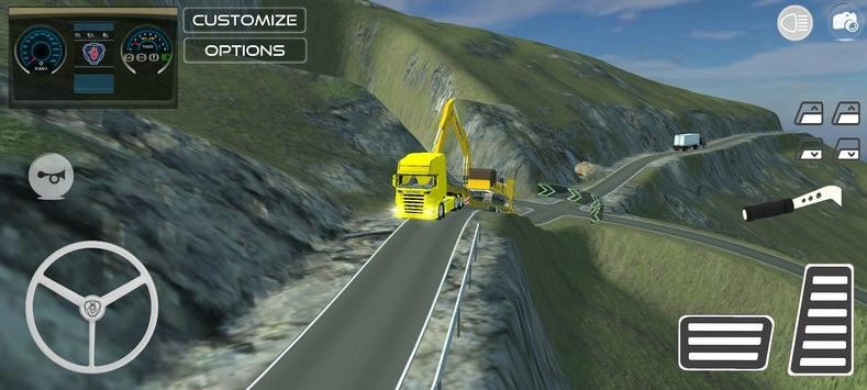 危险道路卡车司机dangerous roads trucker截图2