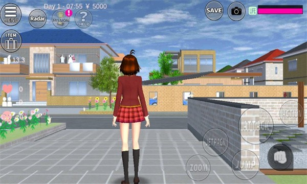 sakurablue20英文版敞篷车更新新动作(SAKURA SchoolSimulator)免费下载最新版20221