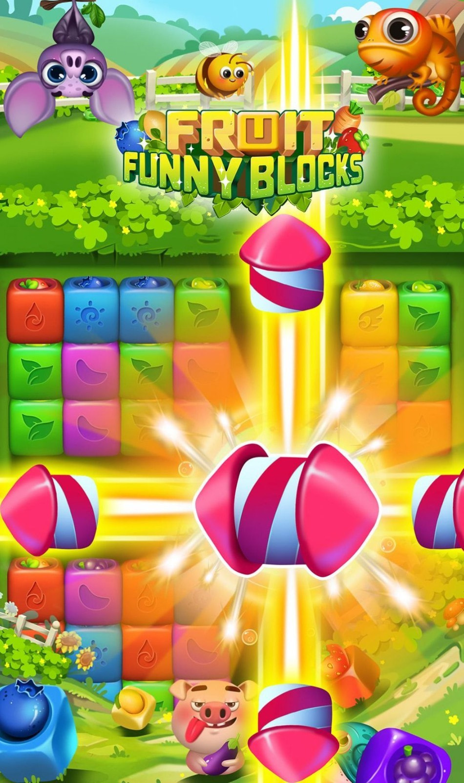 趣味水果大消除Fruit Funny Blocks截图2