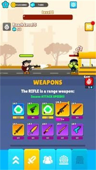 僵尸道路放置Zombie Road Idle截图1