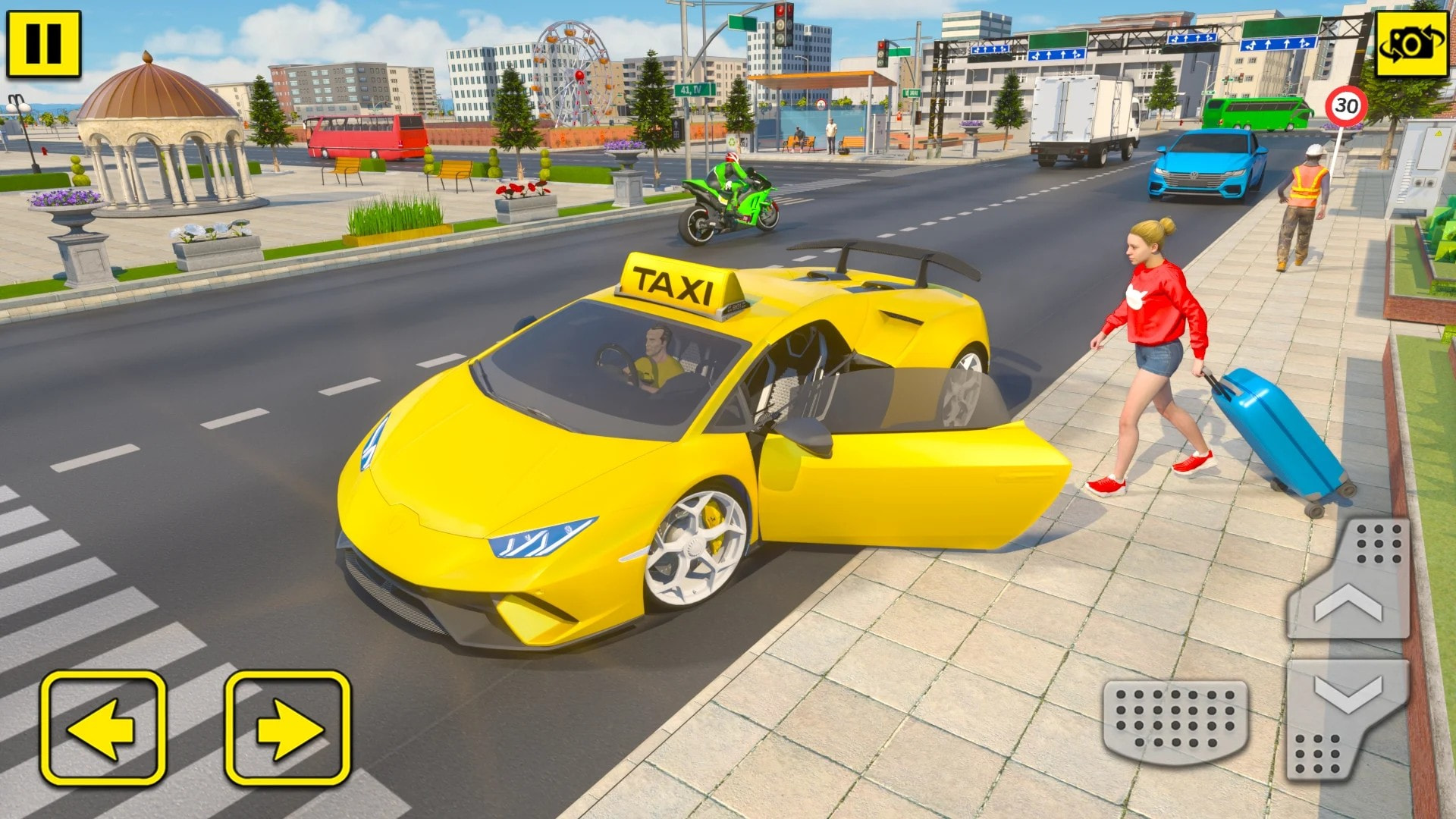 城市模拟出租车(City Taxi Simulator Taxi games)截图2