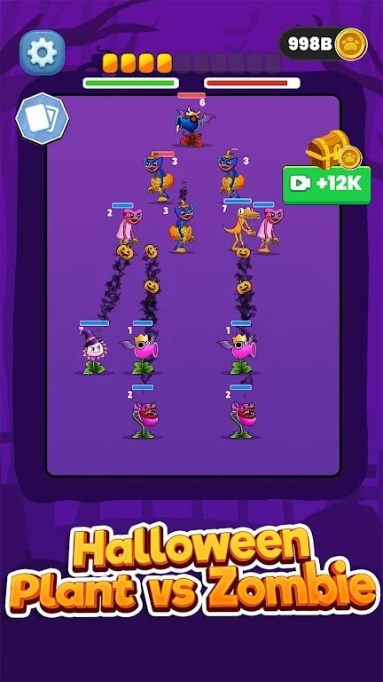 万圣节僵尸合并植物(Halloween Zombie: Merge Plants)截图3