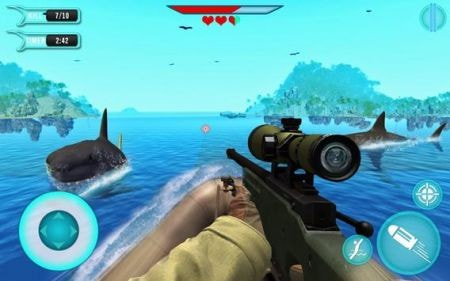 愤怒鲨鱼狙击手3DAngry Shark Sniper 3D截图1