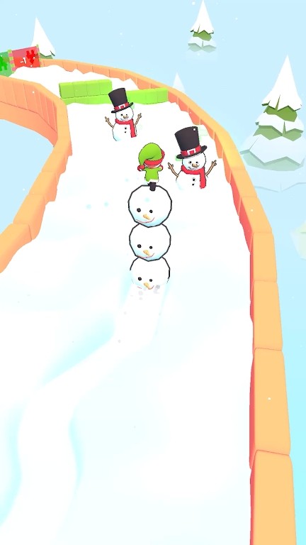 雪球冲刺3D(Snowball Rush 3D)截图1