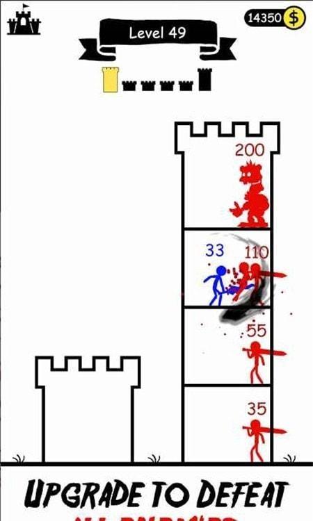 火柴人大战英雄城堡防御截图3