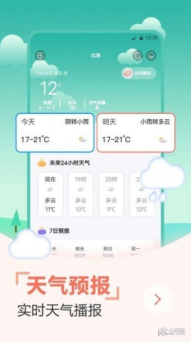 天气预报穿衣指南截图1