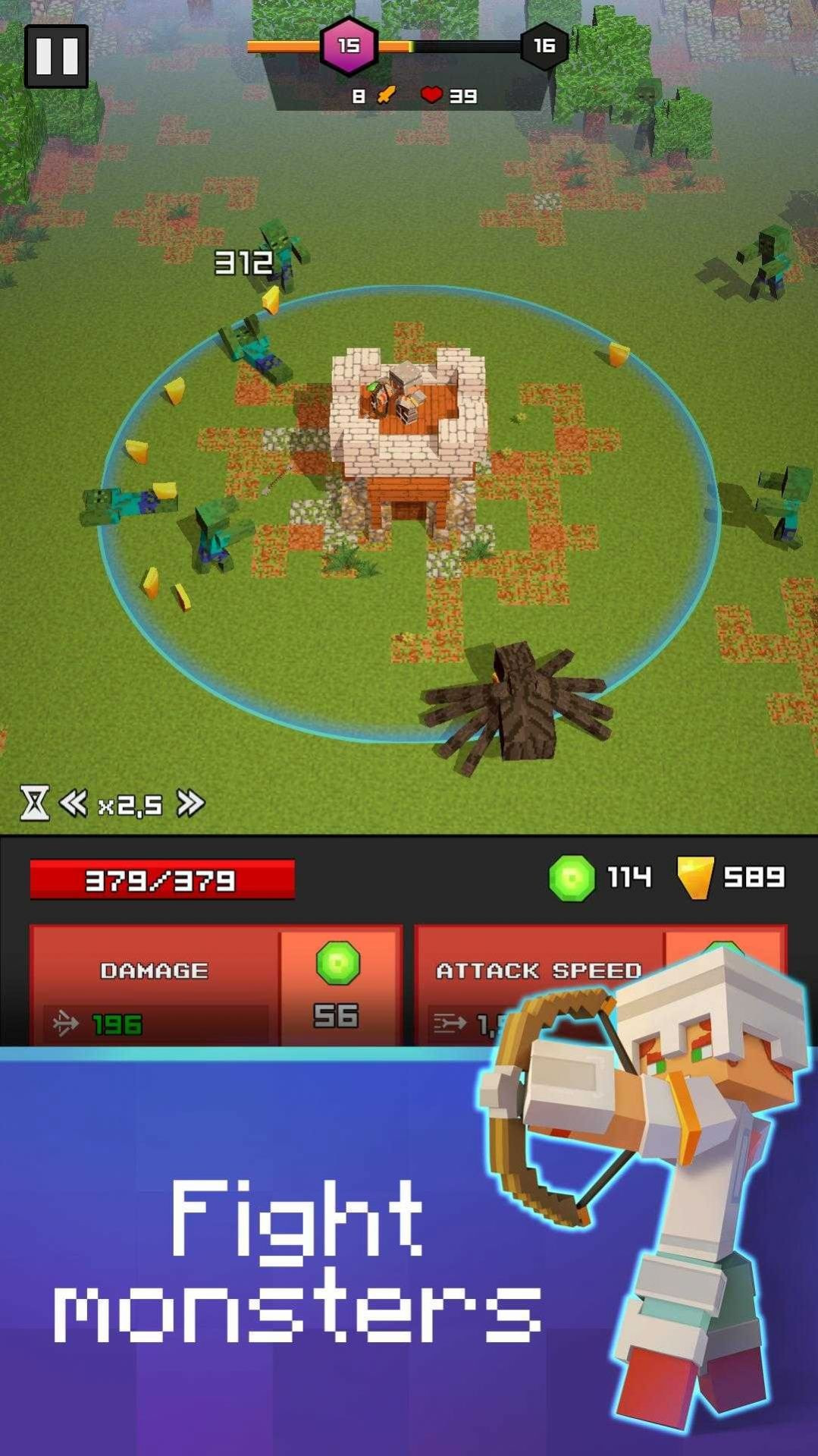 闲置工艺塔防(Idle craft  tower defence)截图3