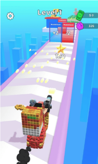 像素人跑射(Pixels Man Run)1