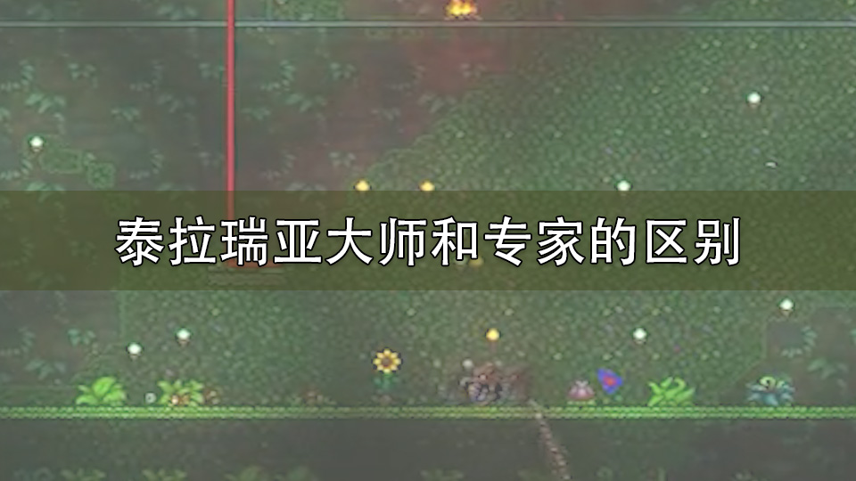 泰拉瑞亚大师和专家的区别